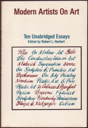 Image for Modern Artists on Art: Ten Unabridged Essays