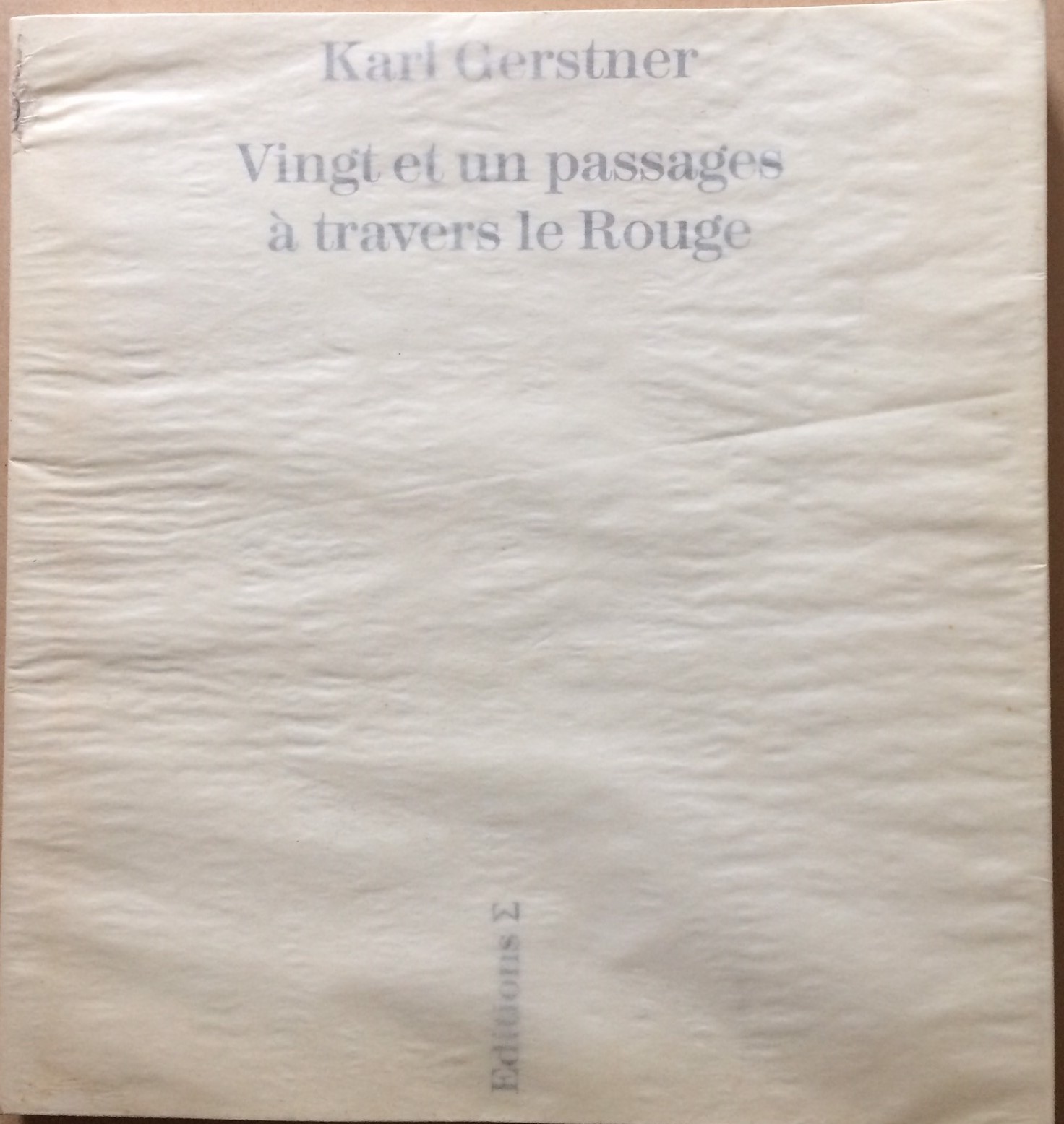 Image for Vingt et un passages a travers le Rouge