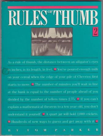 Image for Rules of Thumb - 2
