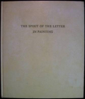 Image for The Spirit of the Letter in Painting