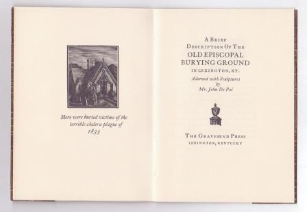 Image for A Brief Description of The Old Episcoplal Burying Ground in Lexington, Ky.