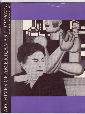 Image for Archives of American Art Journal - Vol. 27, No. 3