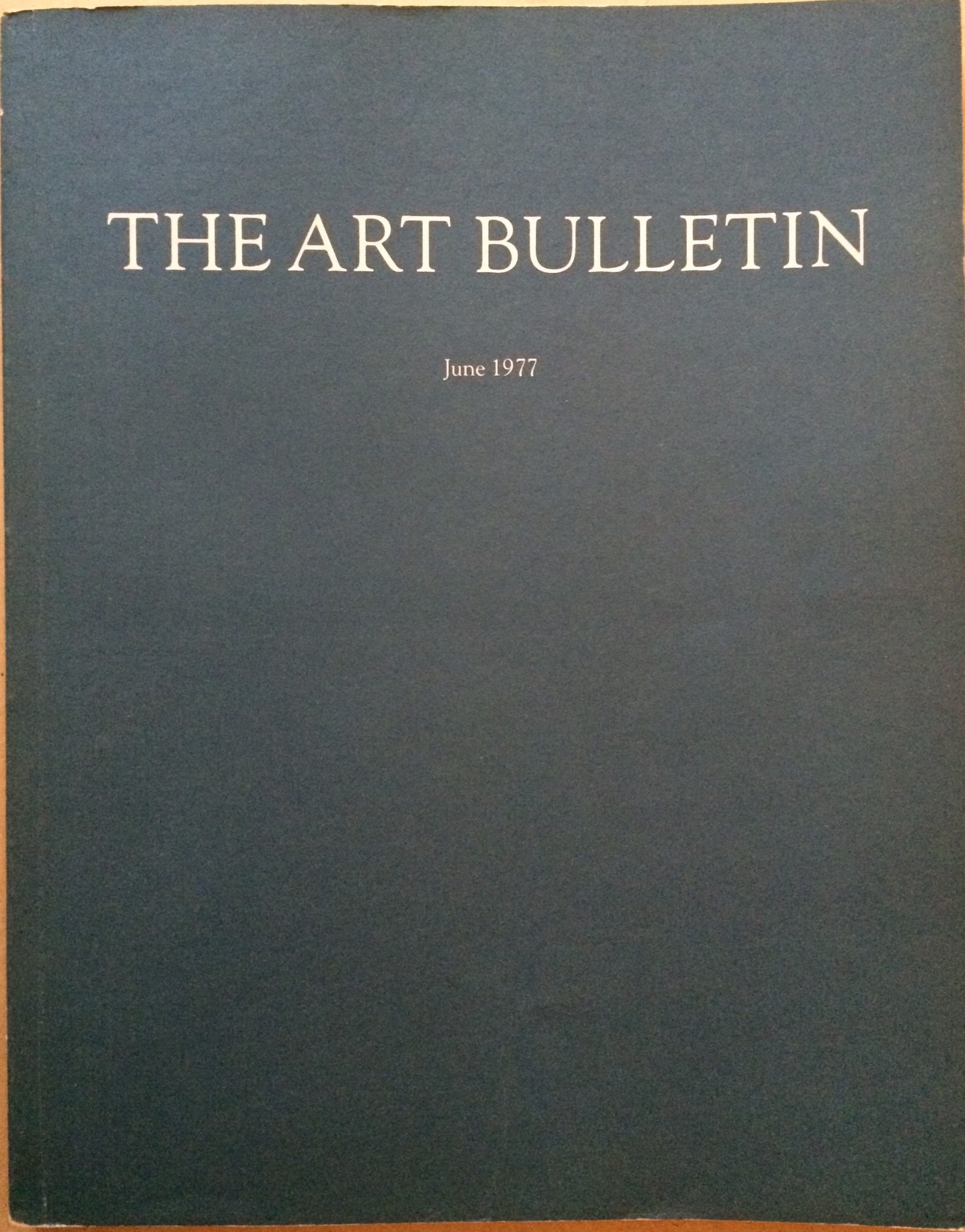 Image for The Art Bulletin - June 1977 - Vol. LIX, no.2