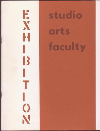 Image for Studio Arts Faculty Exhibition 1972